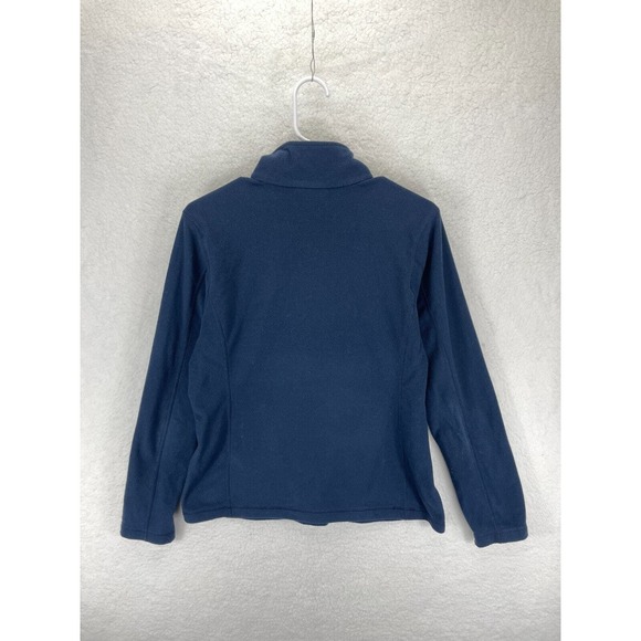 Patagonia Quarter Zip Fleece Pullover Women’s Size M Navy Blue Outdoor Sweater - Picture 10 of 12